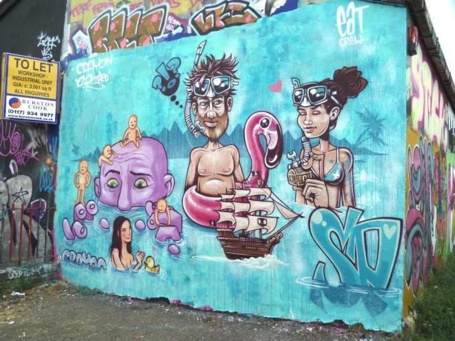 Kid Crayon and SPZero, Dean Lane, Bristol, June 2017