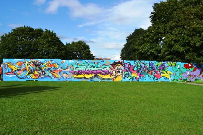 RAW wall, Upfest, Bristol, July 2017