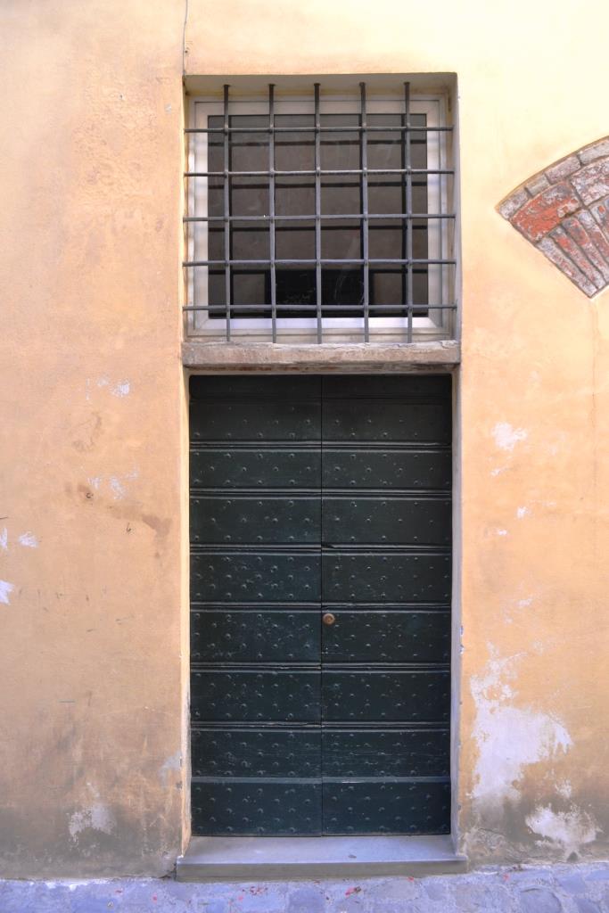 Another green double door, Citta di Castello, Umbria, Italy